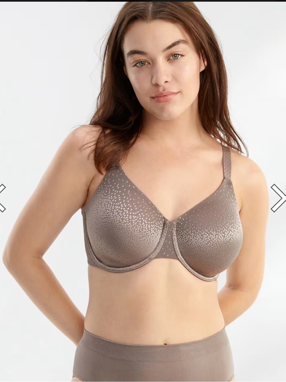 NWT Women’s 42DD Wacoal Back Appeal Seamless Bra Cappuccino Color